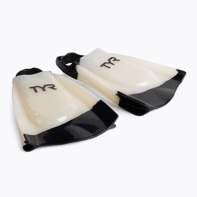 Pinne da nuoto TYR Hydroblade bianco/nero