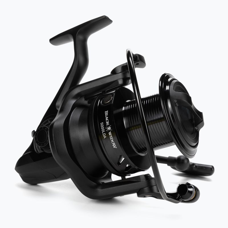 Mulinello da pesca per carpe Daiwa Black Widow nero