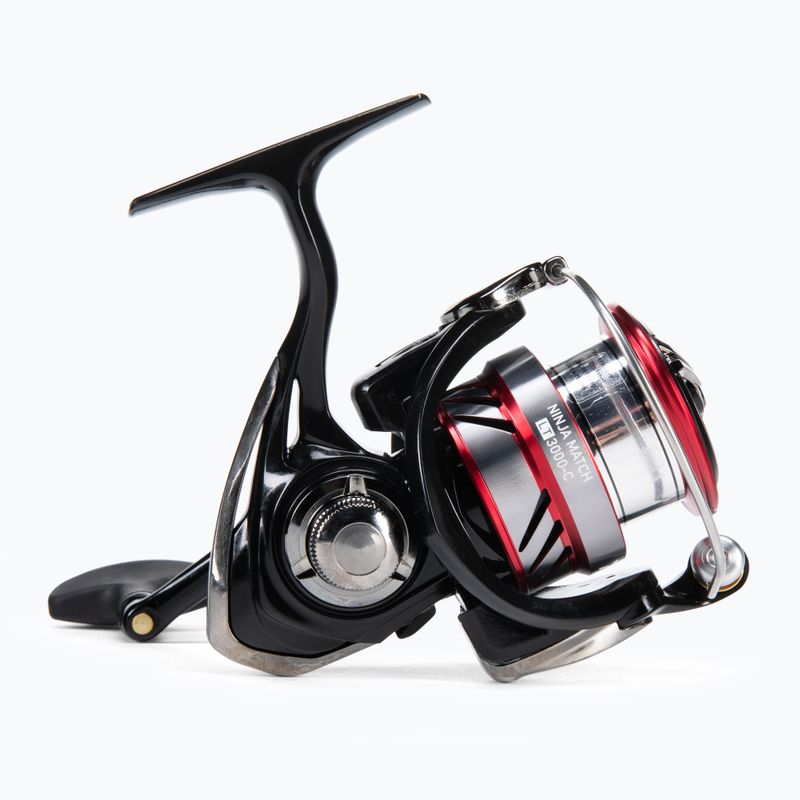 Mulinello da pesca Daiwa Ninja Match nero/rosso con galleggiante 2