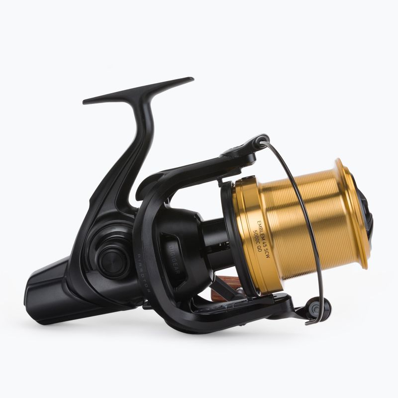 Mulinello da pesca per carpe Daiwa Emblem 20 - 45 SCW QD OT nero/oro 2
