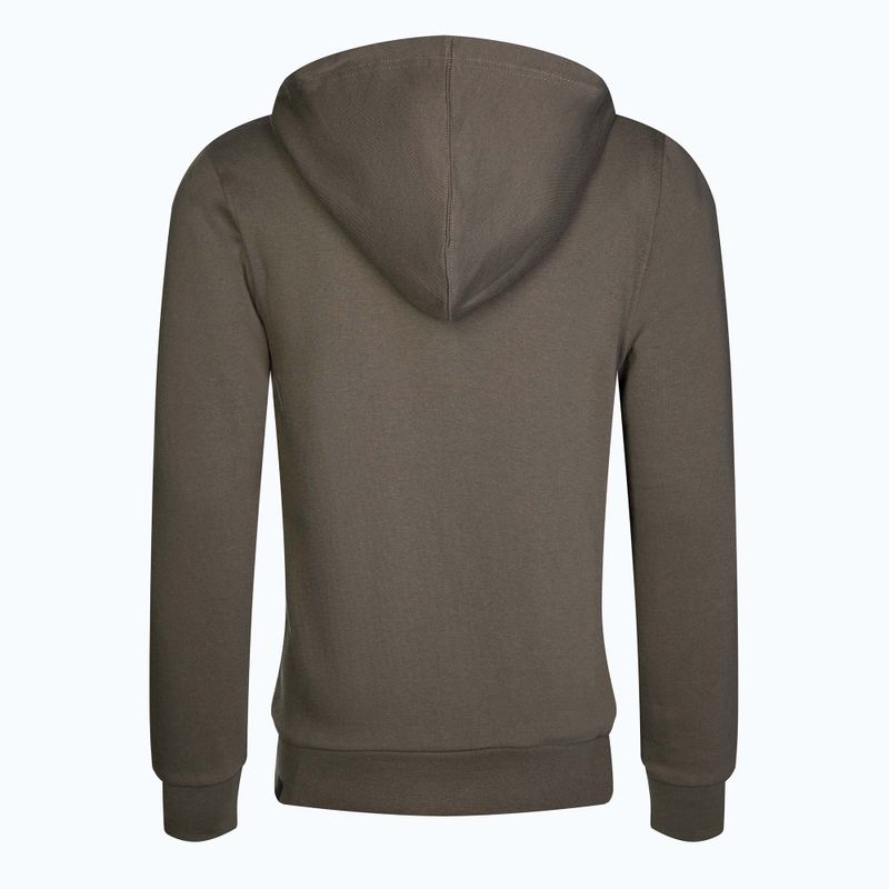 Felpa da uomo JRC con cappuccio e zip Verde pesca 2