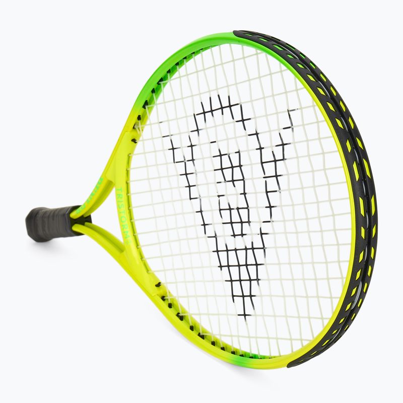 Racchetta da tennis per bambini Dunlop Tristorm Jr 21 giallo/verde 2