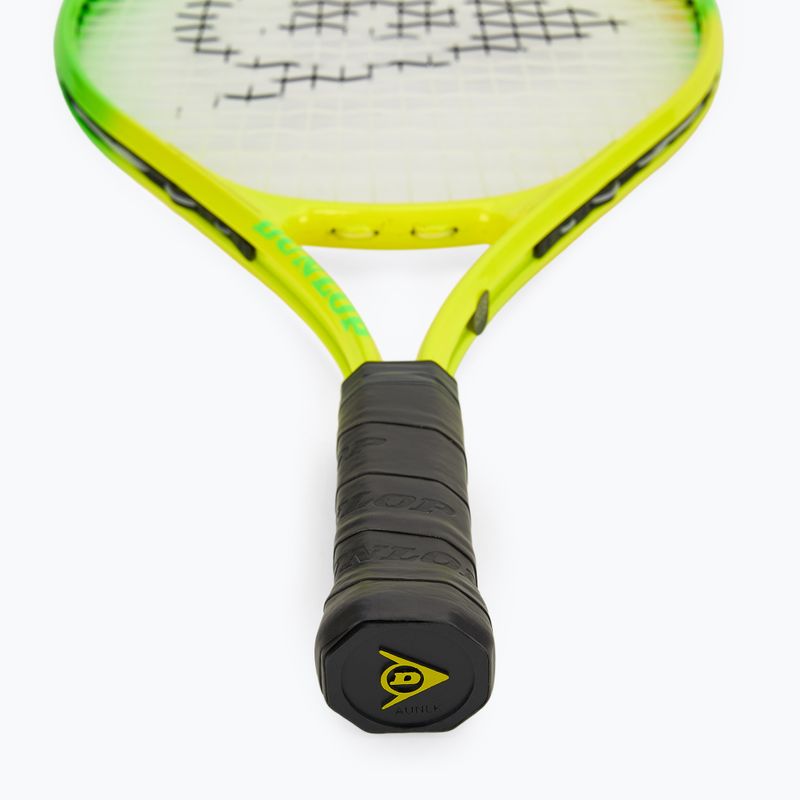 Racchetta da tennis per bambini Dunlop Tristorm Jr 21 giallo/verde 3