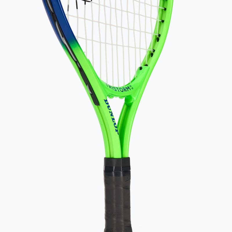Racchetta da tennis per bambini Dunlop Tristorm Jr 19 verde/blu 4