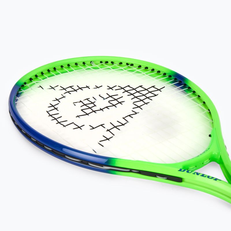 Racchetta da tennis per bambini Dunlop Tristorm Jr 19 verde/blu 5