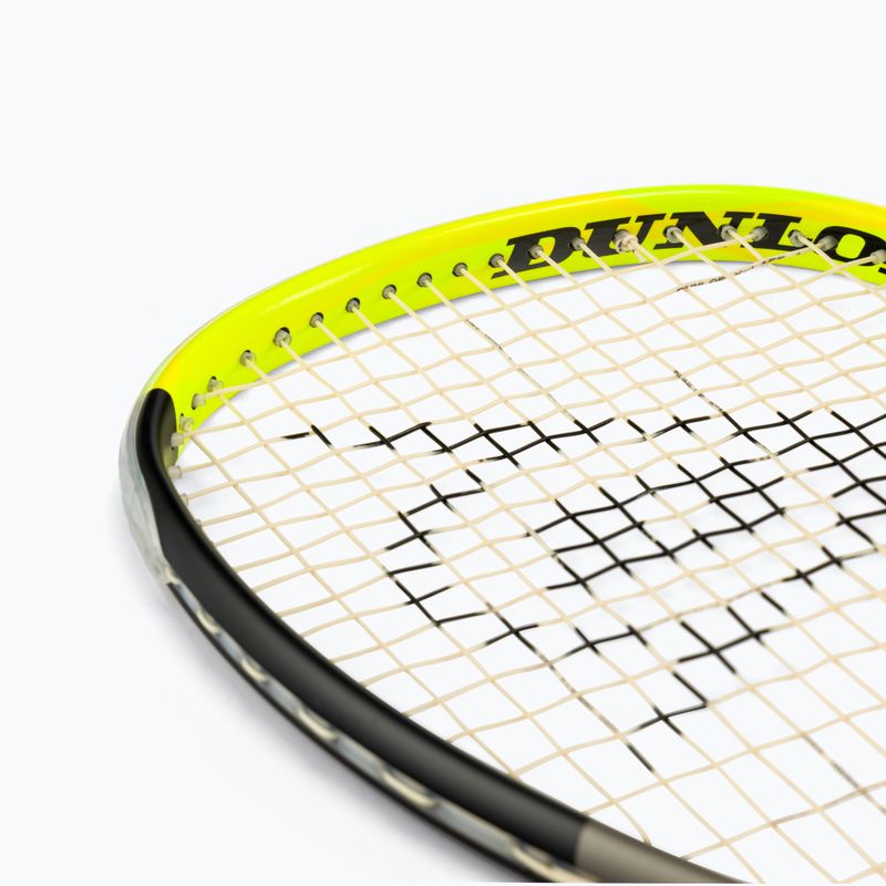 Racchetta da squash Dunlop Sq Blackstorm Graphite 5 0 grigio-giallo 773360 6