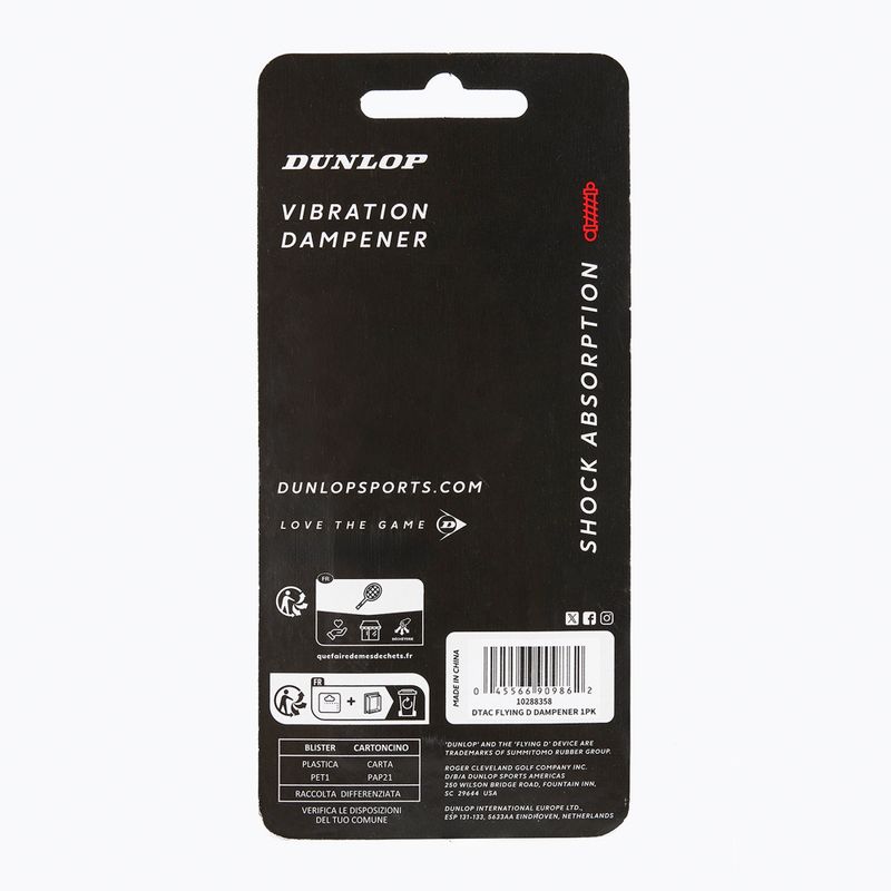 Smorzatore di vibrazioni Dunlop Flying D Dampener 2 pz. red/black 2