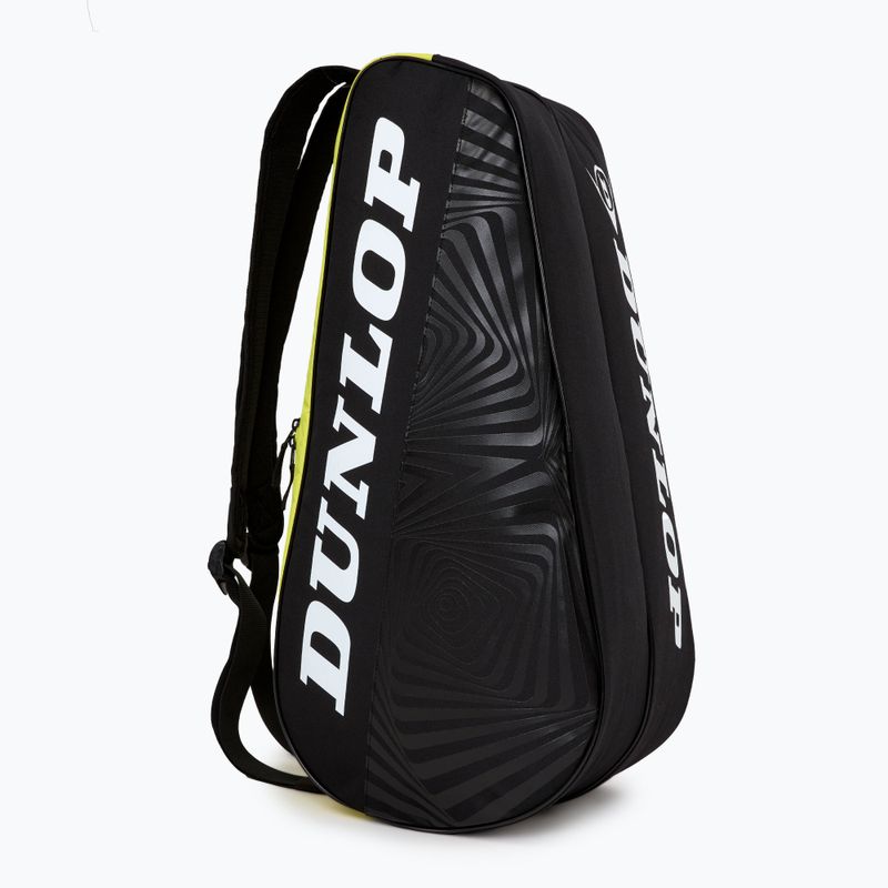 Borsa da tennis Dunlop D Tac SX-Club 10RKT nero/giallo 2