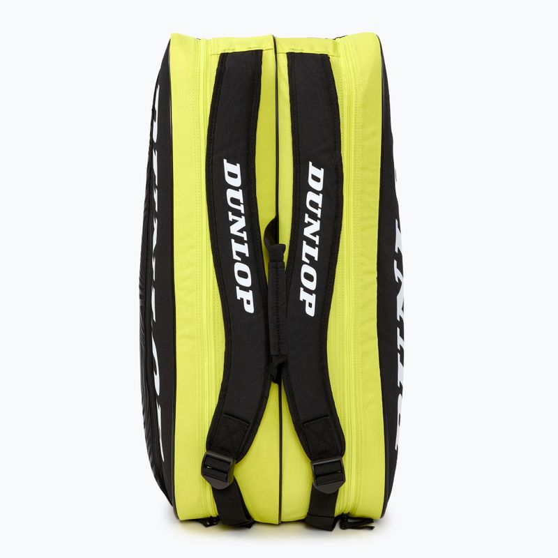 Borsa da tennis Dunlop D Tac SX-Club 10RKT nero/giallo 5