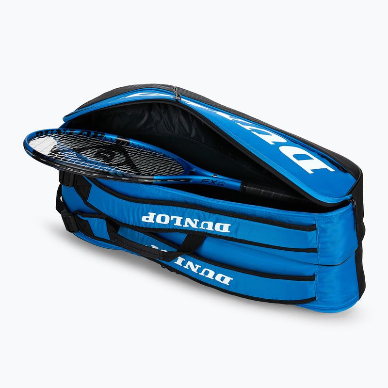 Borsa da tennis Dunlop FX-Club 6 RKT nero/nero 8