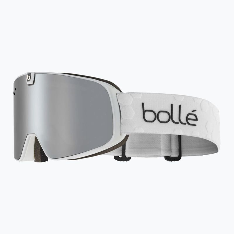 Occhiali da sci Bollé Nevada Neo bianco opaco/nero cromato e blu vermiglio chiaro 2