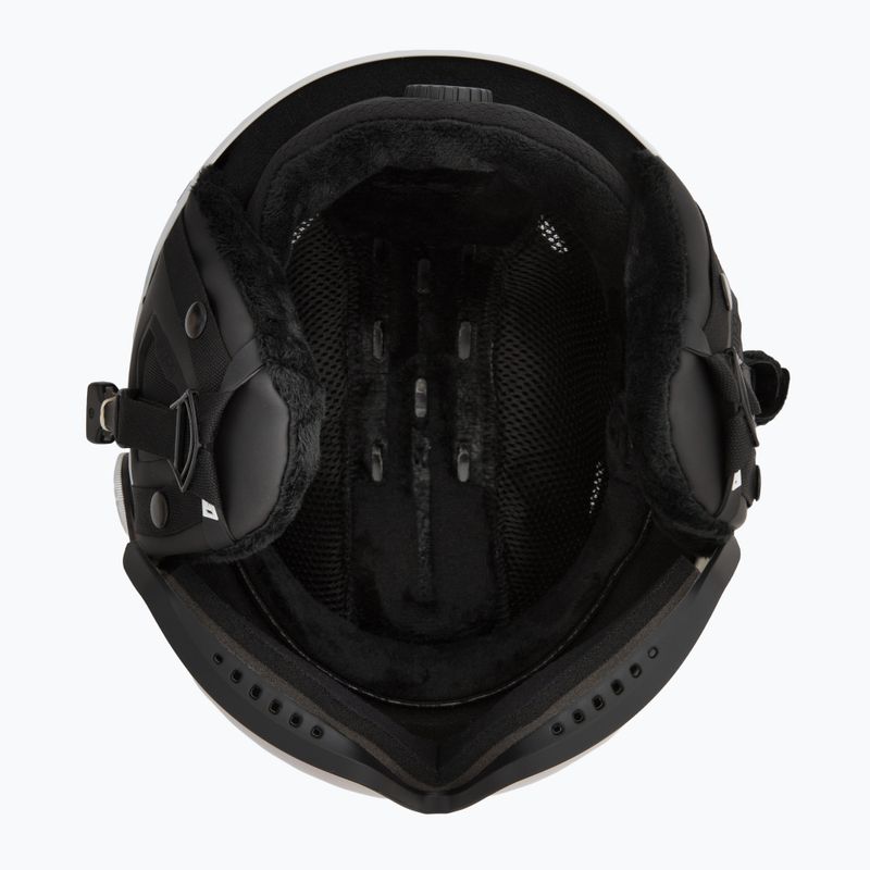 Casco da sci Bollé Might Visor bianco opaco/marrone pistola 5