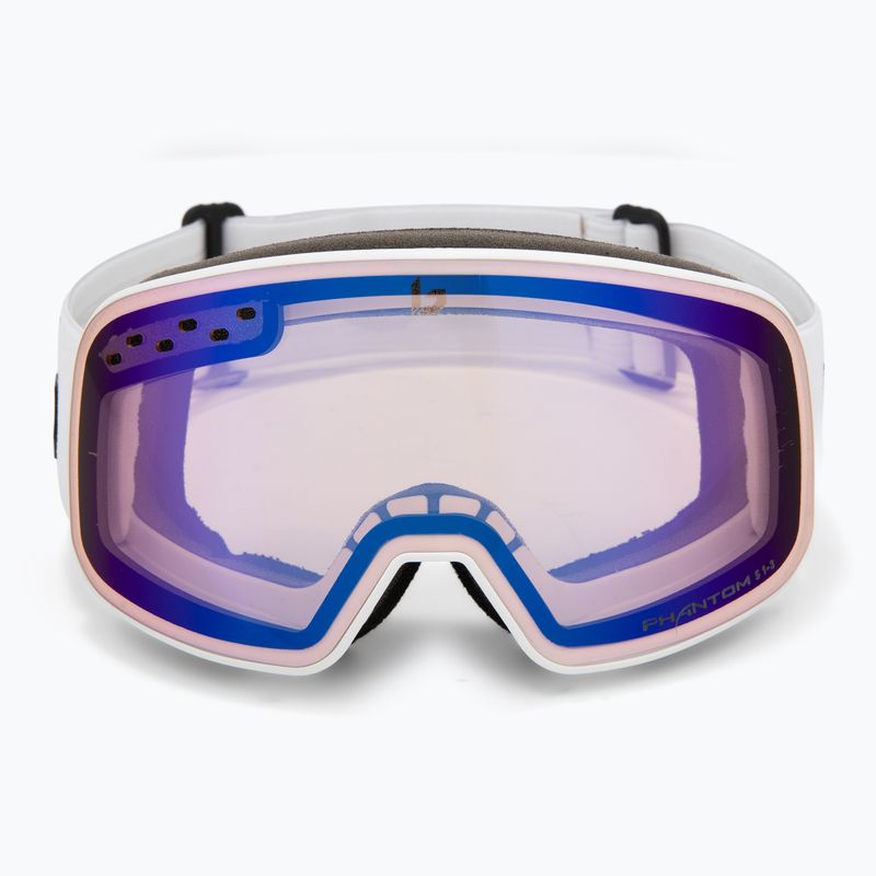 Maschera da sci Bollé Nevada Small off-white matte/phantom vermilion blue photochromic 2