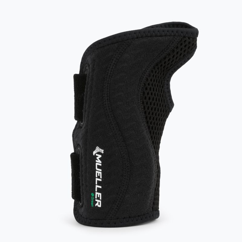 Stabilizzatore del polso sinistro Mueller Fitted Wrist Brace nero