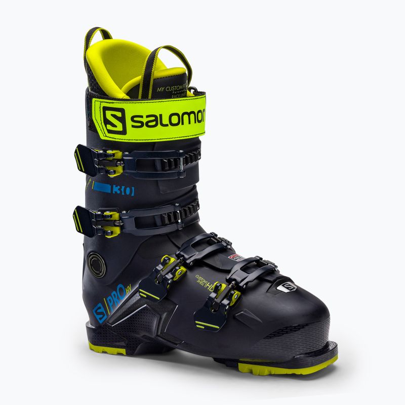 Scarponi da sci da uomo Salomon S Pro HV 130 GW cielo notturno/verde acido/nero