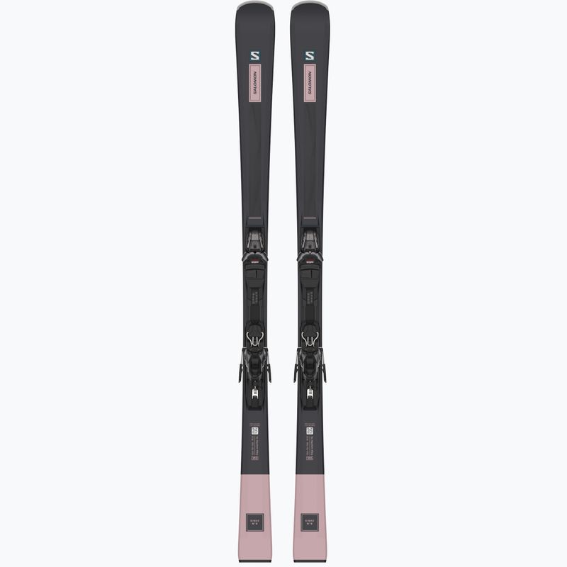 Sci da discesa da donna Salomon S/Max 8W + attacchi M10 nero 10