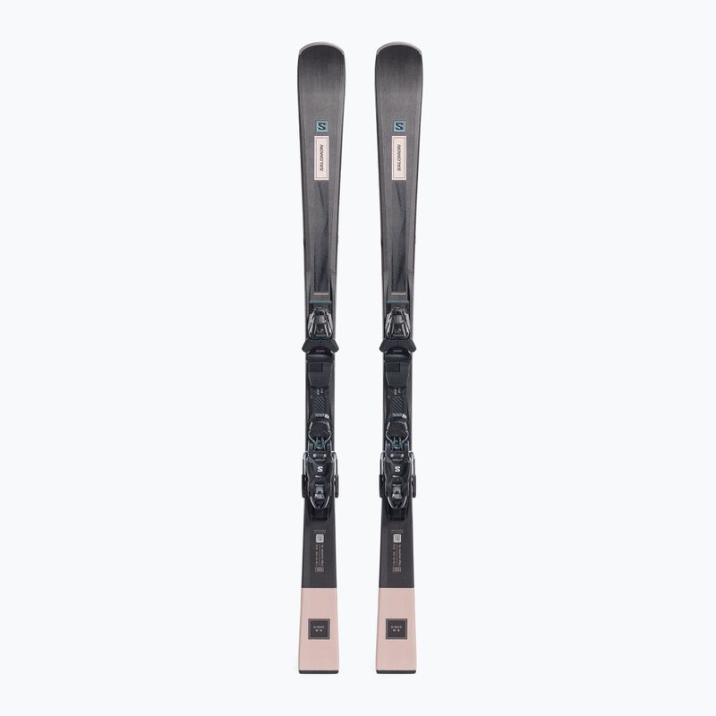 Sci da discesa da donna Salomon S/Max 8W + attacchi M10 nero