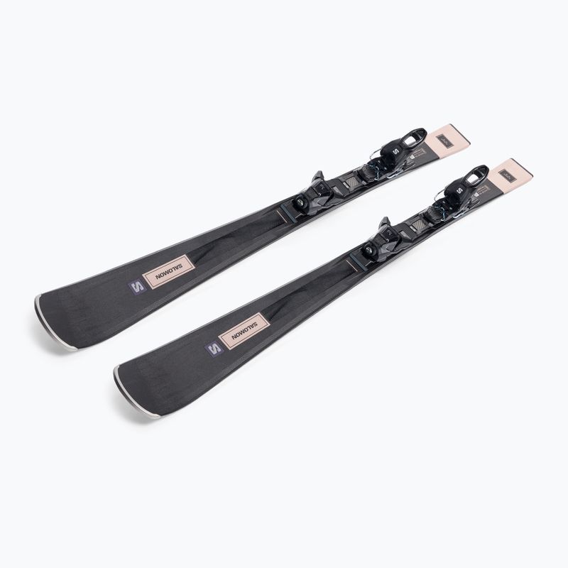 Sci da discesa da donna Salomon S/Max 8W + attacchi M10 nero 4
