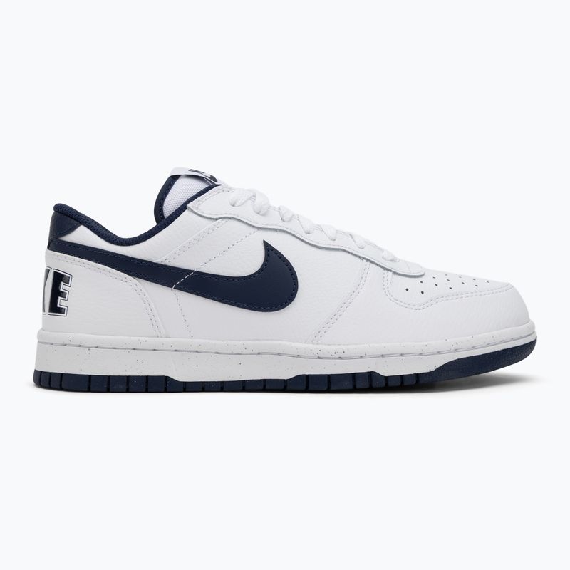 Scarpe Nike Big Low bianco/notturno marina da uomo 2