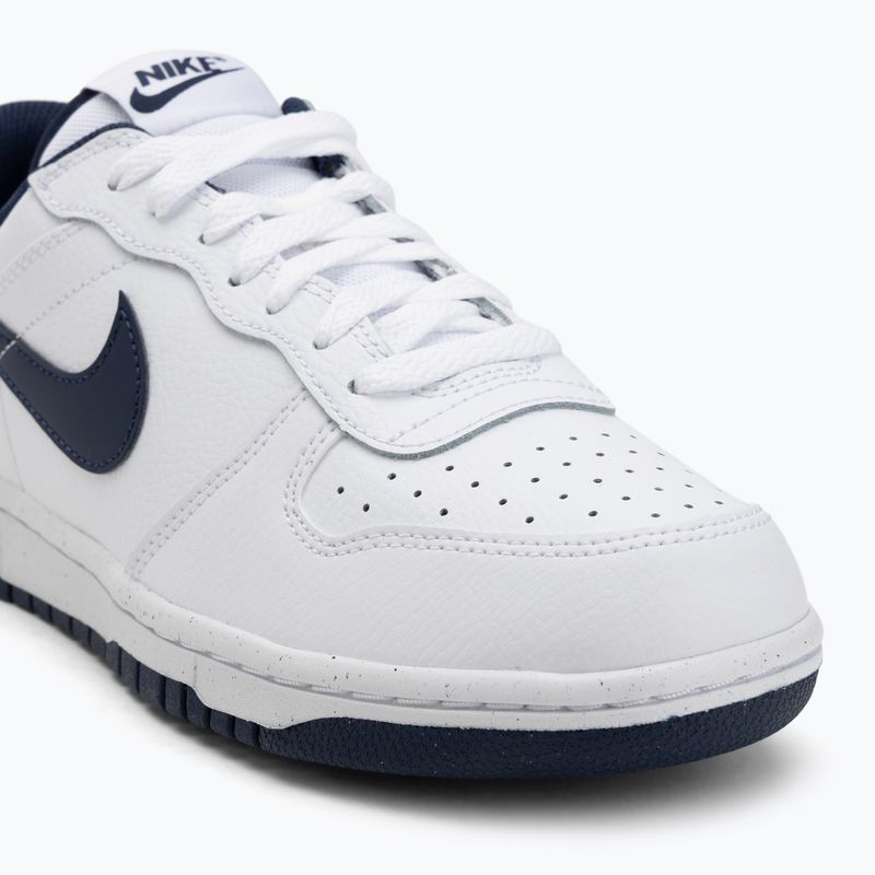 Scarpe Nike Big Low bianco/notturno marina da uomo 7