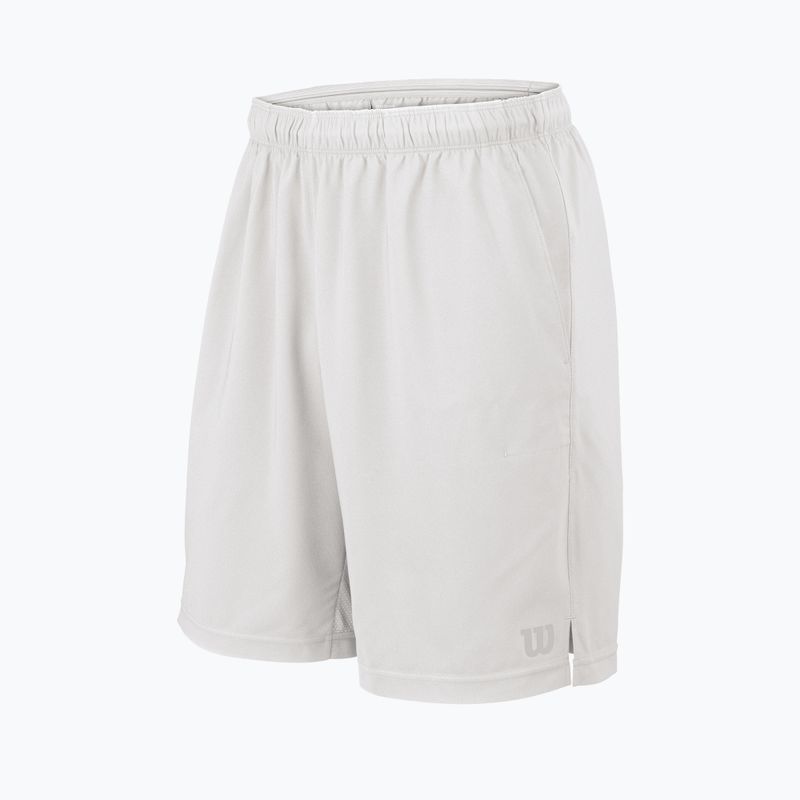 Pantaloncini da tennis da uomo Wilson Rush 9 Woven Short bianco WRA746601