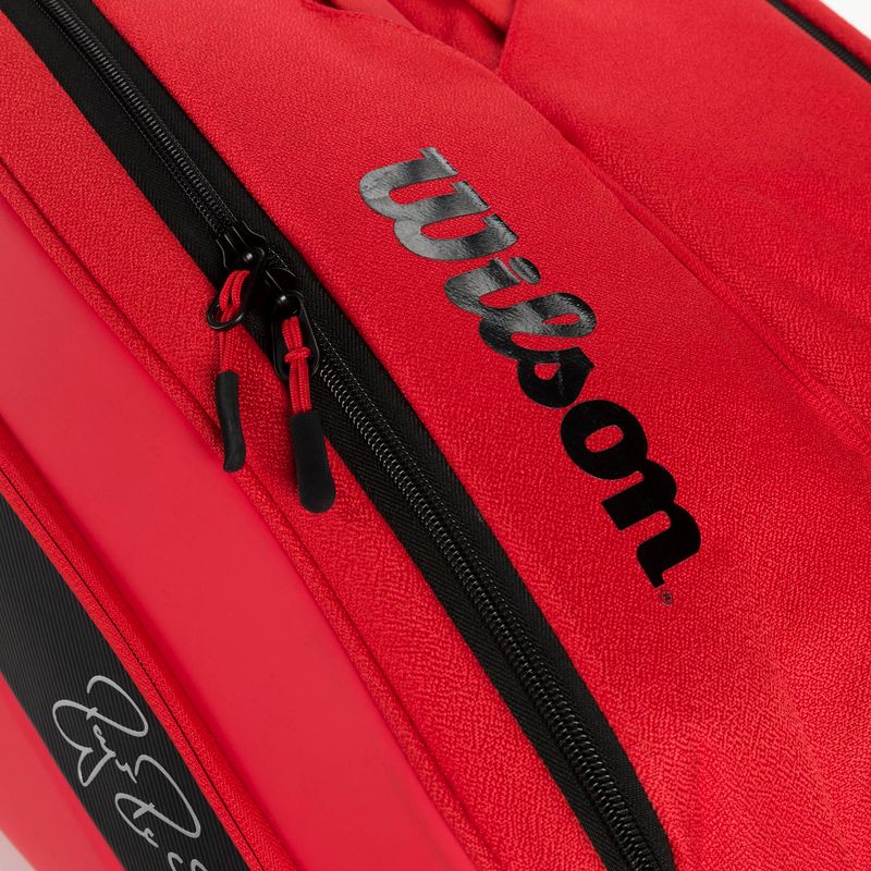Wilson RF DNA 12PK borsa da tennis rossa WR8006001 4