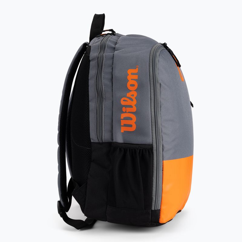 Zaino da tennis Wilson Team grigio-arancio WR8009901 2