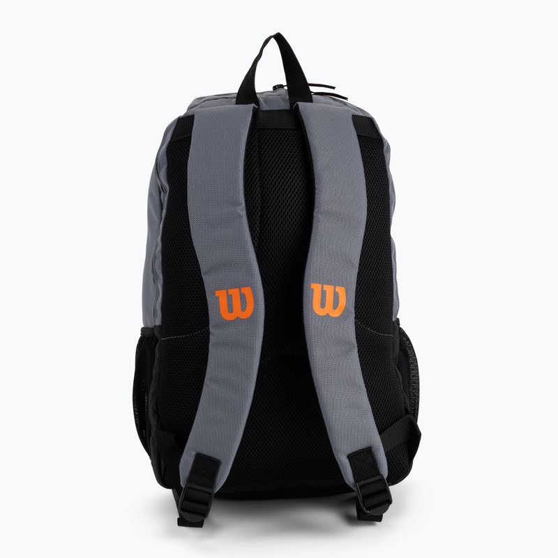 Zaino da tennis Wilson Team grigio-arancio WR8009901 3