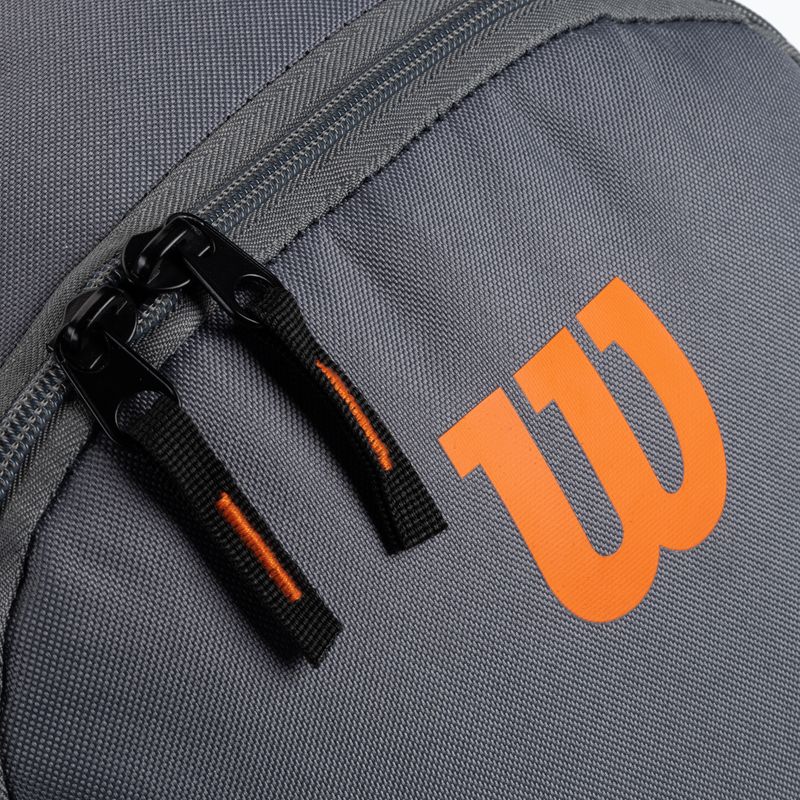 Zaino da tennis Wilson Team grigio-arancio WR8009901 6