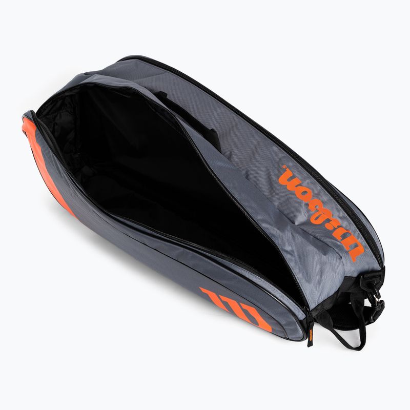 Borsa da tennis Wilson Team 6PK grigio WR8009801 6
