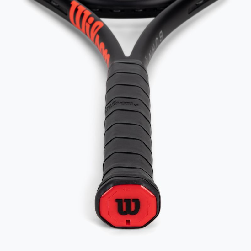 Racchetta da tennis Wilson Burn 100Ls V4.0 nero e arancio WR044910U 3