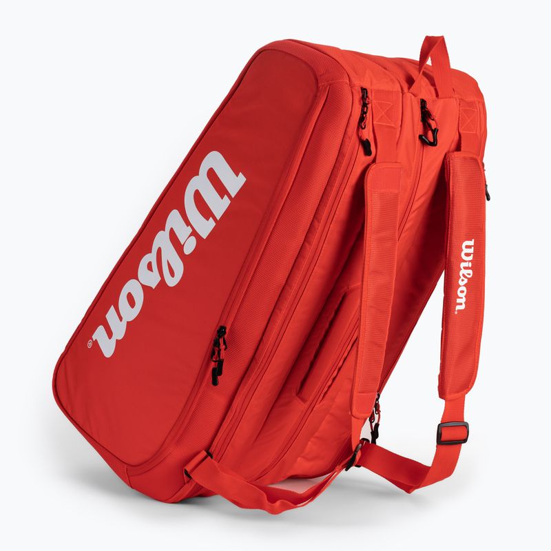 Wilson Super Tour 15 PK borsa da tennis rossa WR8010301