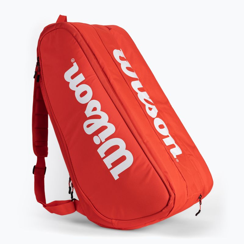Wilson Super Tour 15 PK borsa da tennis rossa WR8010301 3