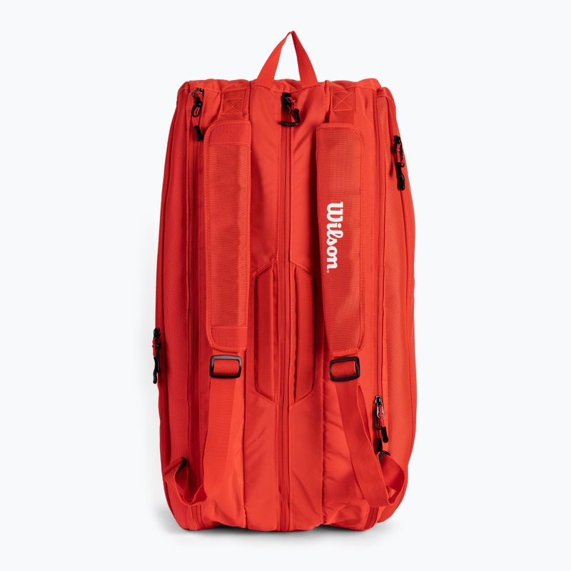 Wilson Super Tour 15 PK borsa da tennis rossa WR8010301 4