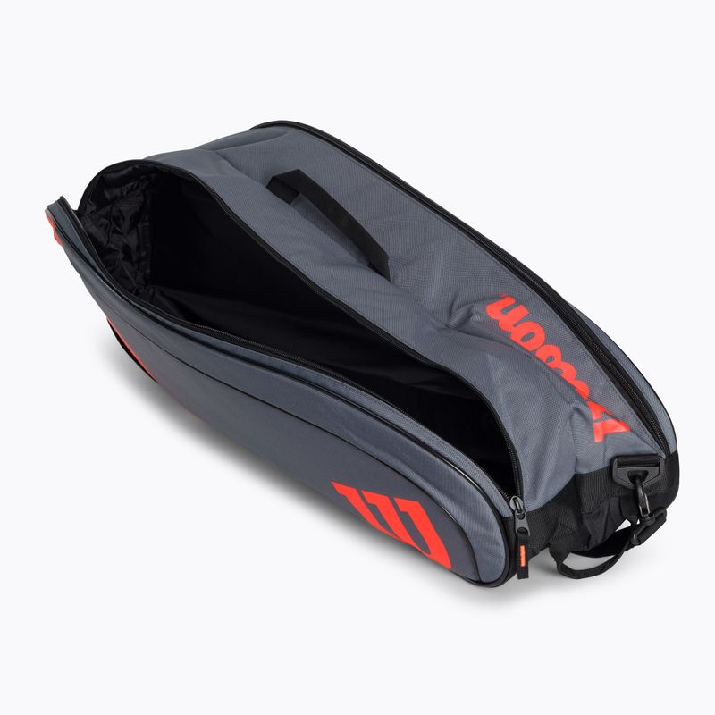 Wilson Team 6PK borsa da tennis rossa WR8009803 6