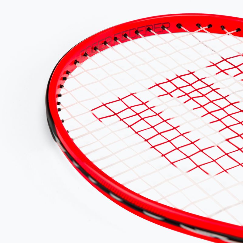 Racchetta da tennis Wilson per bambini Roger Federer 23 Half Cvr rosso WR054210H+ 6