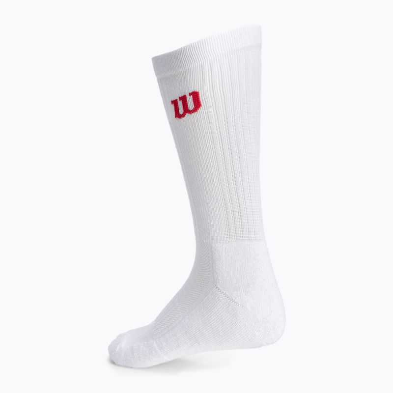 Calze da tennis Wilson Crew da uomo 3 paia bianco WRA803001 3