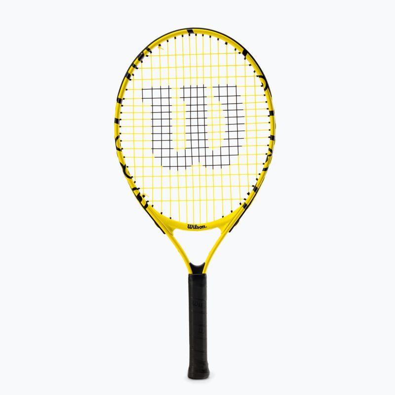 Racchetta da tennis per bambini Wilson Minions Jr 23 giallo/nero WR069110H+