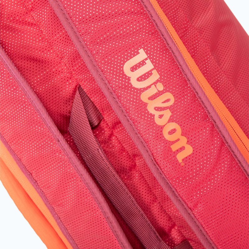 Borsa da tennis Wilson Tour 6 Pack Maroon WR8011302001 5