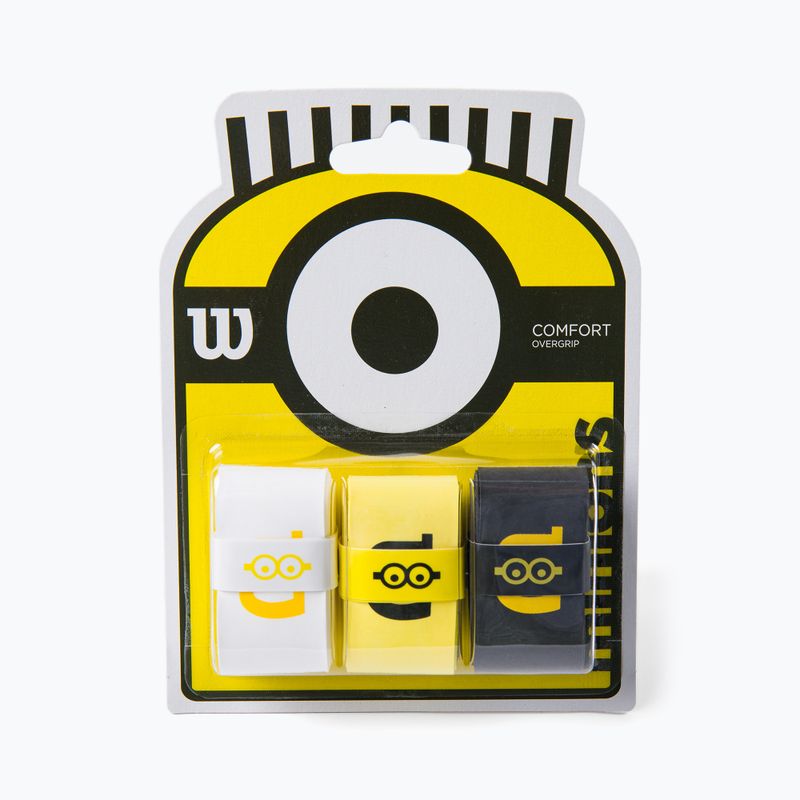 Wilson Minions Overgrip racchette da tennis 3 pz. colore WR8408401 2
