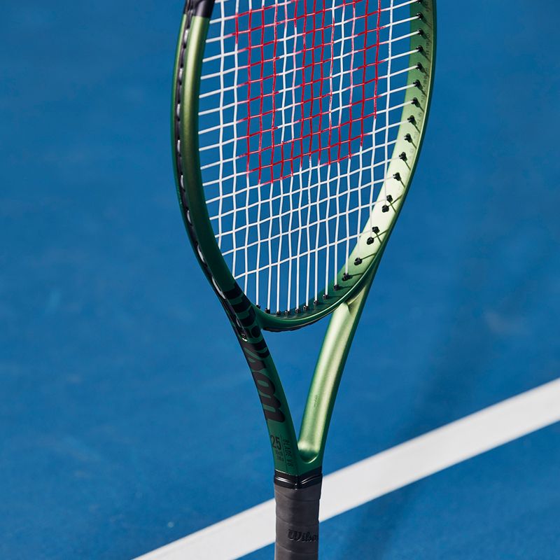 Racchetta da tennis Wilson Blade 25 V8.0 per bambini nero-verde WR079310U 8