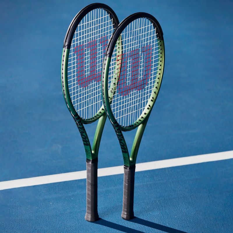 Racchetta da tennis Wilson Blade 25 V8.0 per bambini nero-verde WR079310U 9