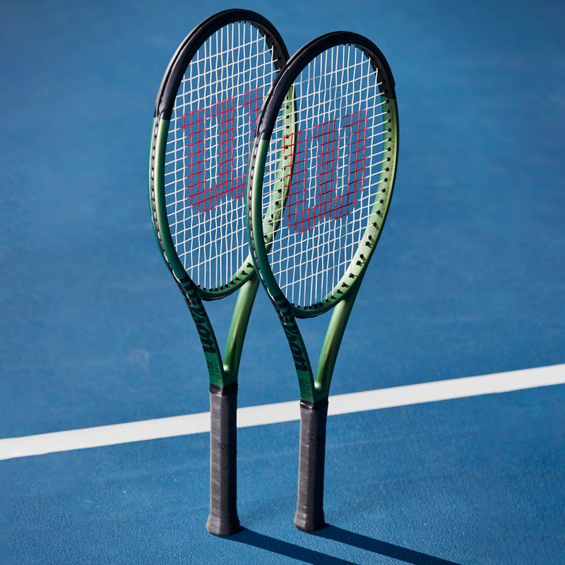 Racchetta da tennis Wilson Blade 26 V8.0 per bambini nero-verde WR079210U 8