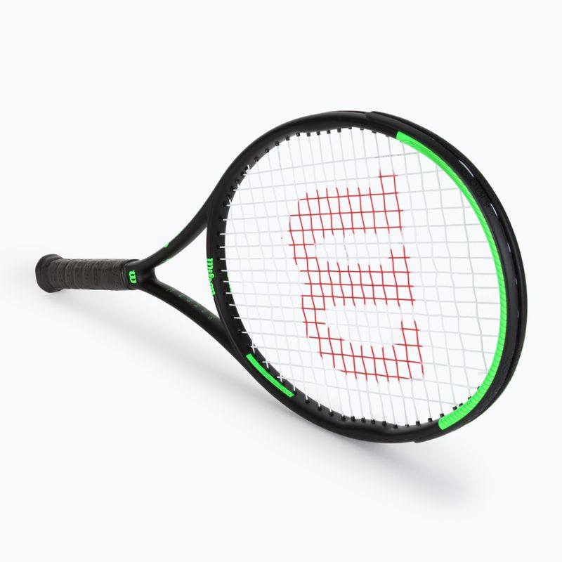 Racchetta da tennis Wilson Blade Feel 103 nero-verde WR083310U 2