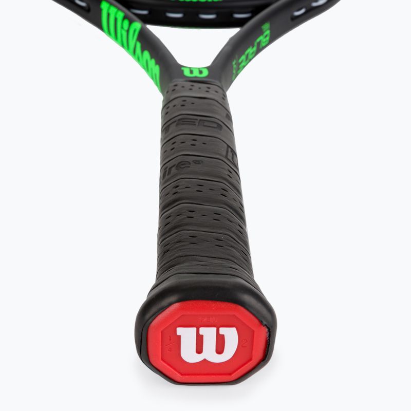 Racchetta da tennis Wilson Blade Feel 103 nero-verde WR083310U 3
