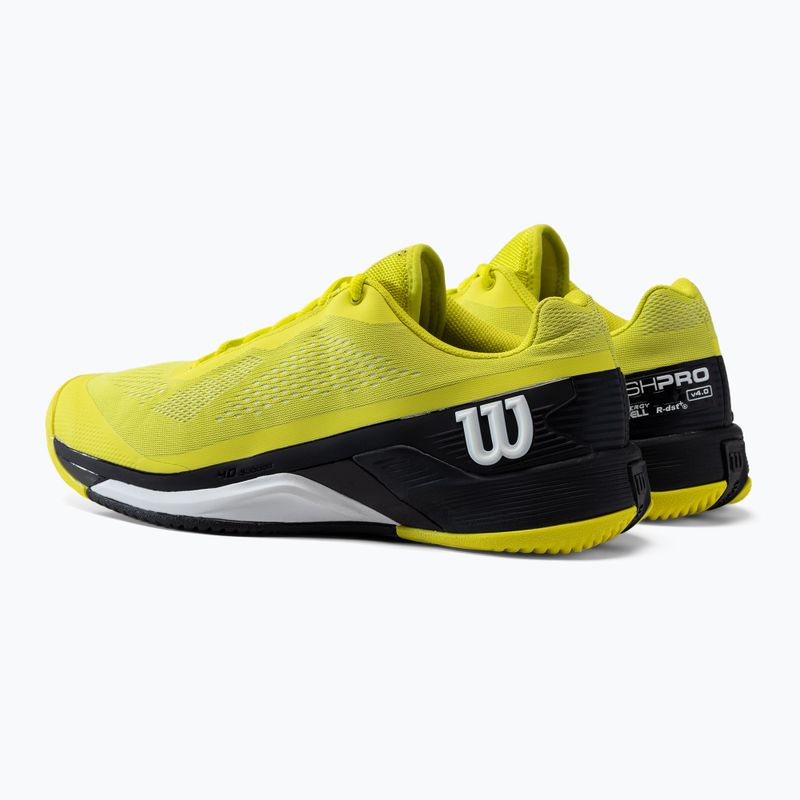 Scarpe da tennis da uomo Wilson Rush Pro 4.0 giallo WRS328610 3