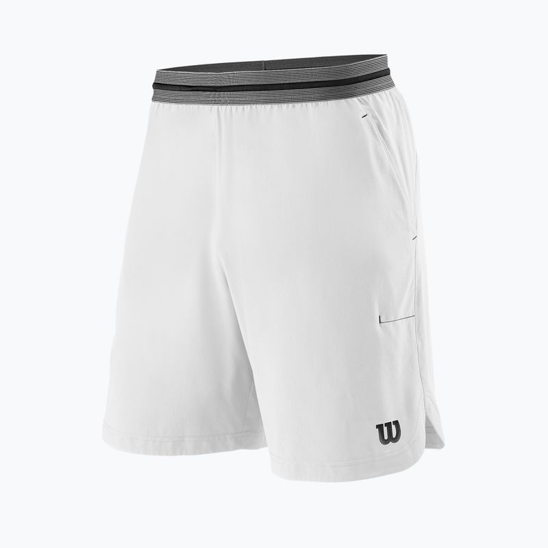 Pantaloncini da tennis Wilson Power 8 II da uomo, bianco WRA805602