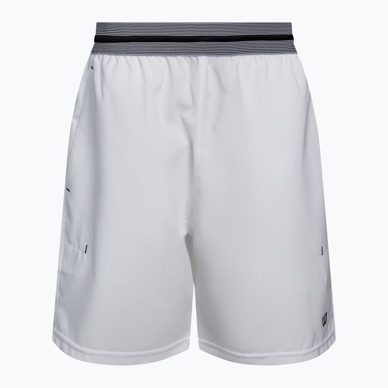 Pantaloncini da tennis Wilson Competition 7 da bambino, bianco WRA807102