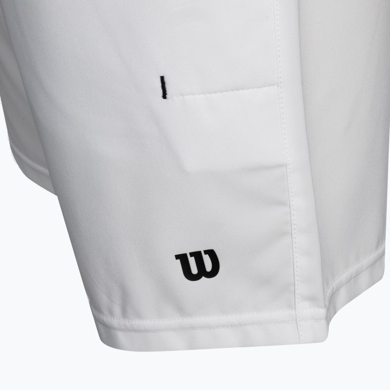 Pantaloncini da tennis Wilson Competition 7 da bambino, bianco WRA807102 4