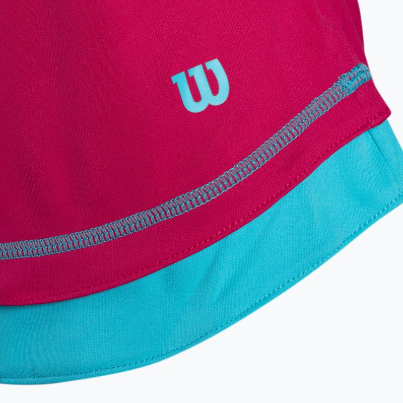 Maglietta da tennis Wilson Competition Tank II bambino rosa WRA807701 3